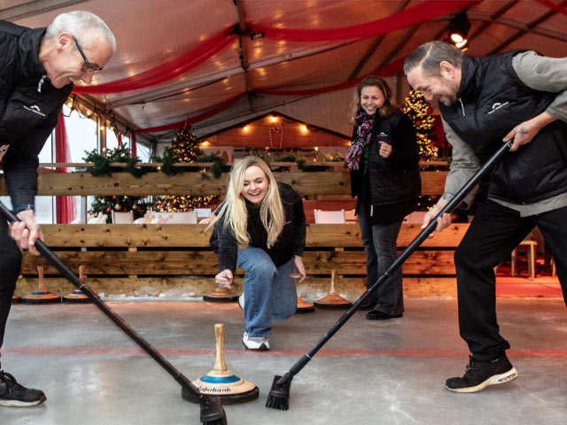 Curling en Schaatsen bij Villa Westend
