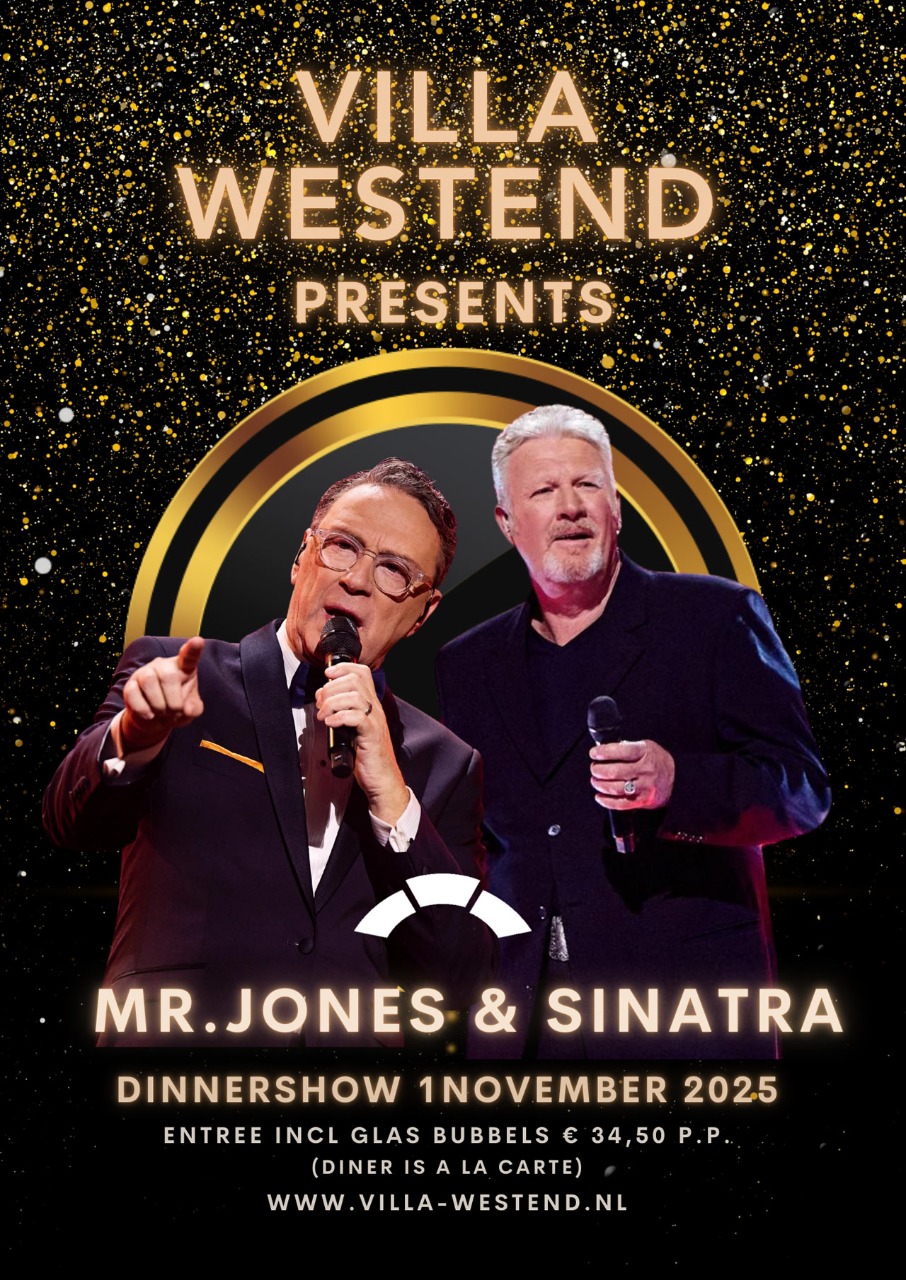 Mr Jones en Sinatra dinnershow 1 november