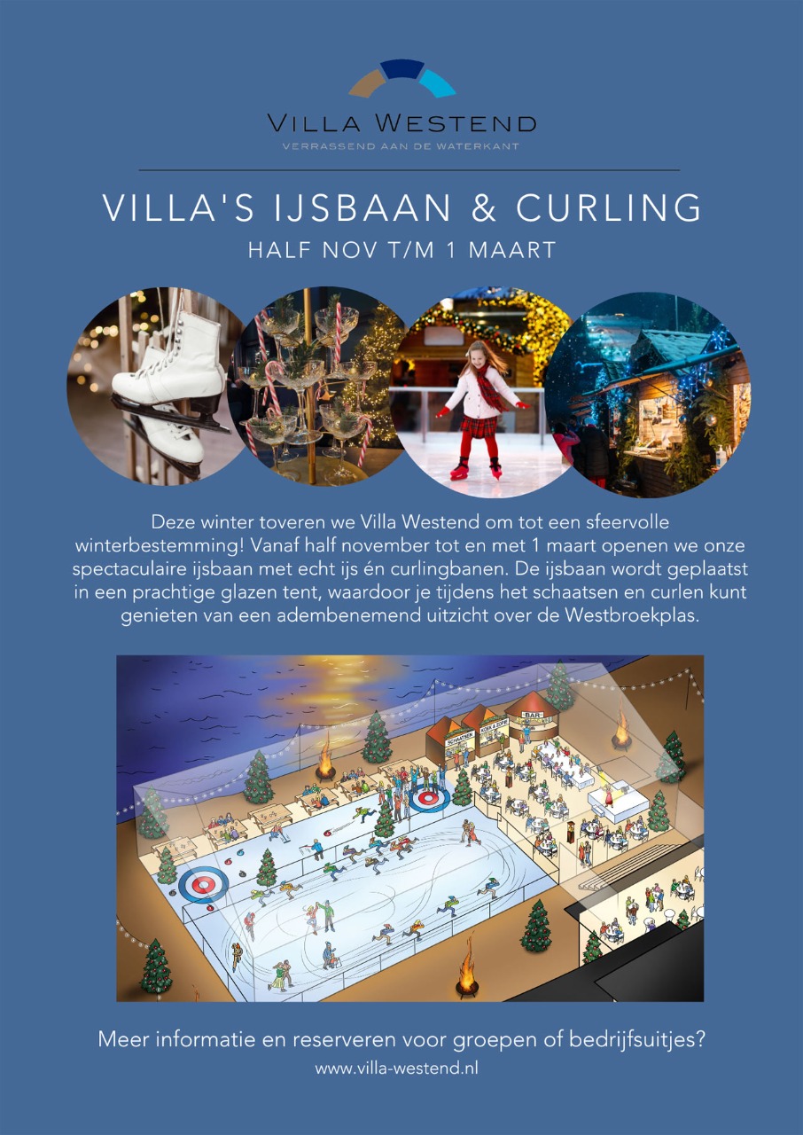 IJsbaan open van half november tot 1 maart