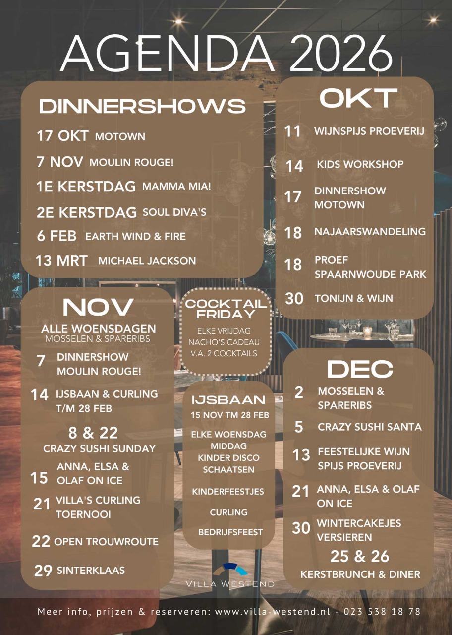 Agenda winter 2026 - 2027