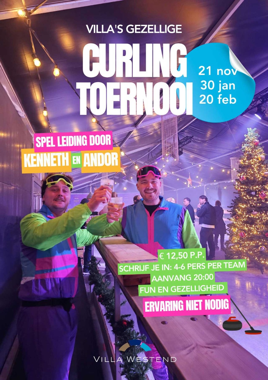 Curling Toernooi 21 november - 30 januari en 20 - februari