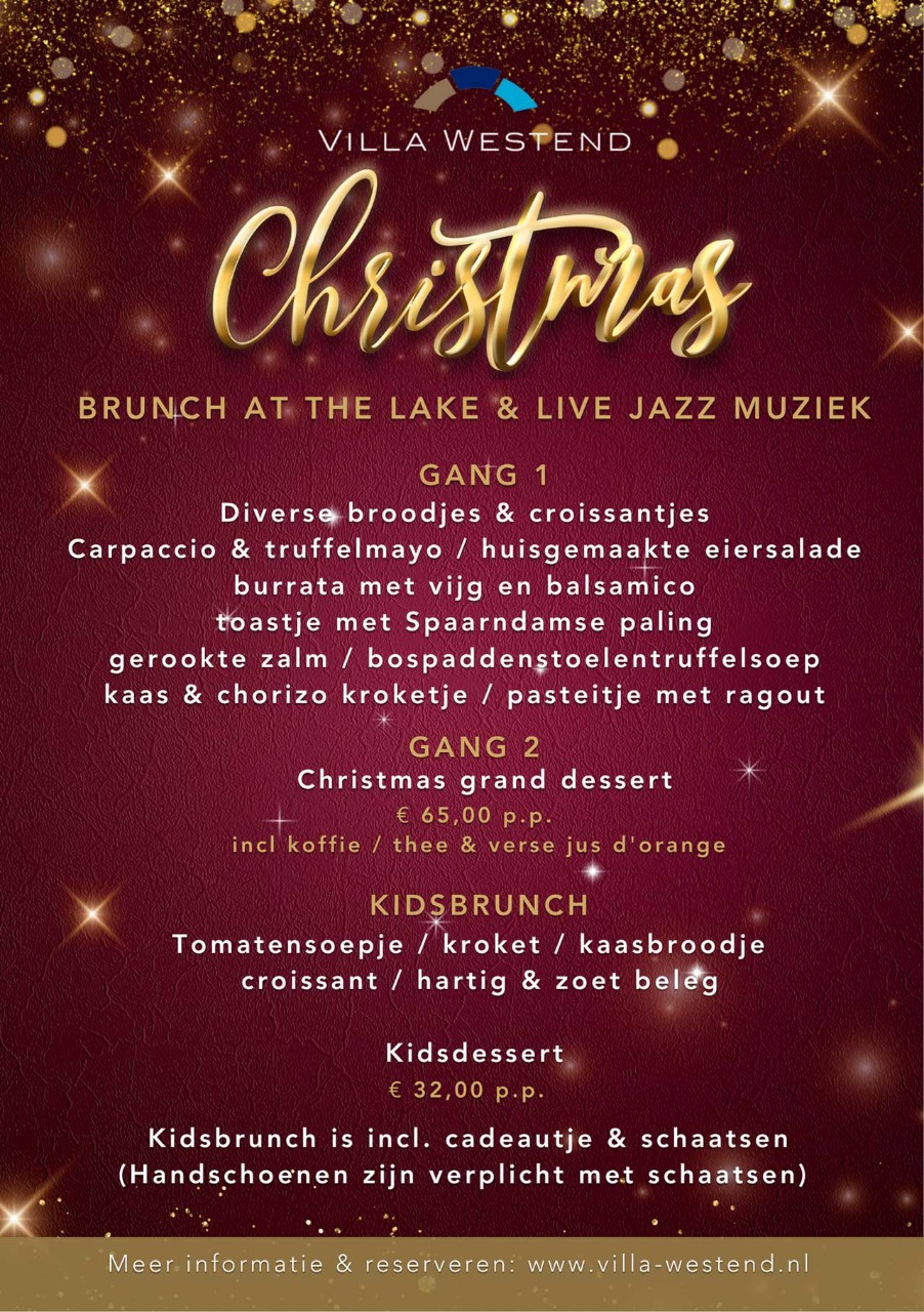 Kerst brunch voor kids en volwassenen