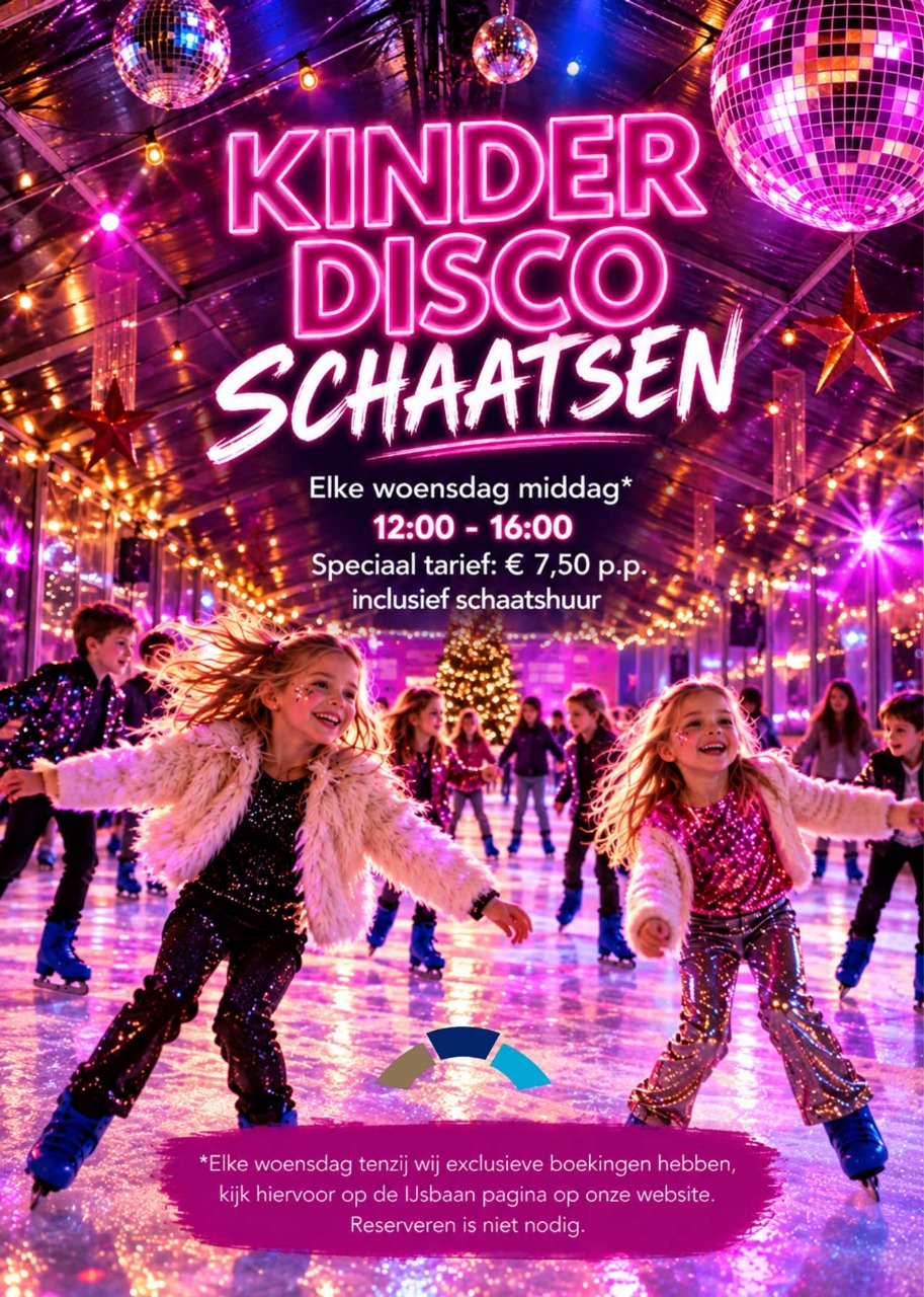 Kinder disco schaatsen